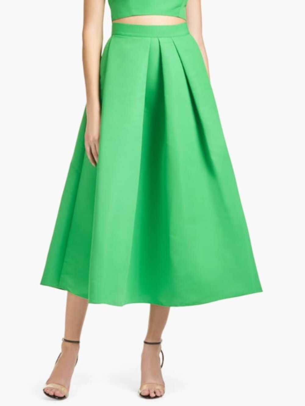 Sachin + Babi | Leighton Pleated Midi Skirt wPOCKETS | SZ-12 Green | Like NEW!